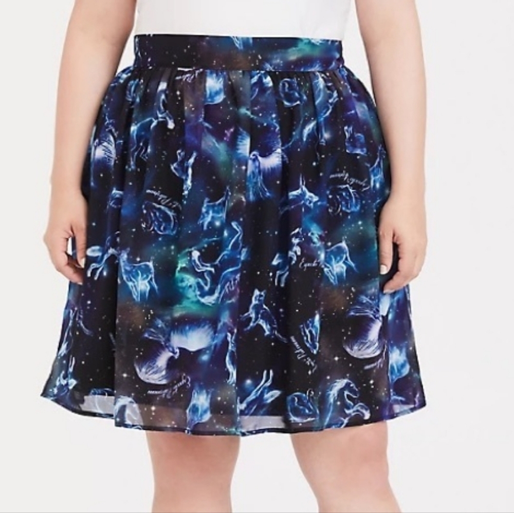 Torrid Harry Potter Patronus Skater skirt size 20 NWT